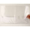 StoreSMART® - Clear Vinyl Plastic Letter Size Folder with 2