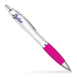 Destination Vinyl ltd Name - DYLAN - Pink Ballpoint Pen Calligraphy Violet #203580