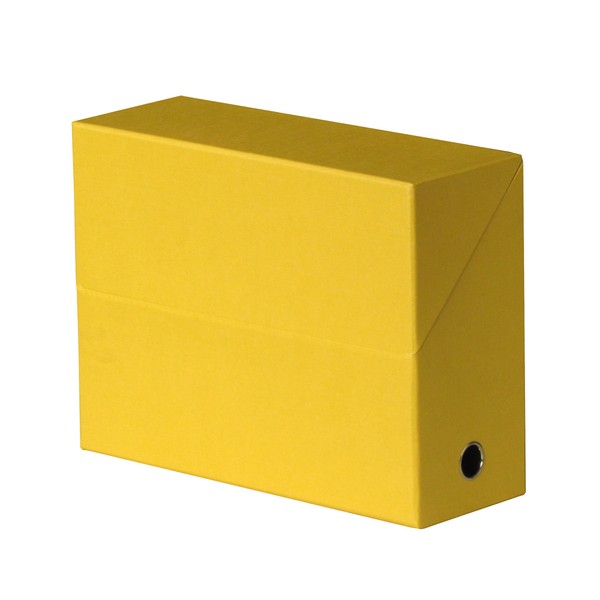 Fast 100725566 Transfer Box File, Spine 9cm Dos 9cm yellow