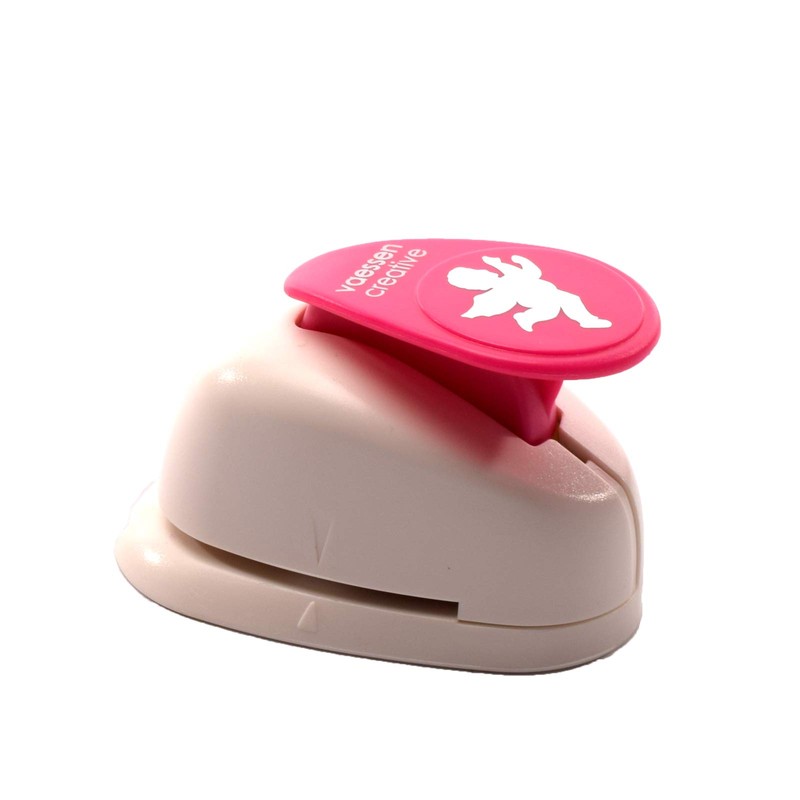 Vaessen Creative Craft Paper Punch Angel 2 Motive Puncher, Multi-Colour,