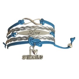 Infinity Collection Swim Bracelet- Swimming Bracelet- Swim Jewelry - Gift For Swimmers
