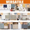 Liveinu Cabinet Curtains for Kitchen Waredore Dust Proof Curtain for