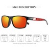 Polarized Sunglasses for Men Women Retro Ultralight Unbreakable Frame Driving