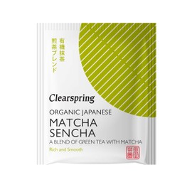 Clearspring Organic Japanese Matcha Sencha, Green Tea Teabags