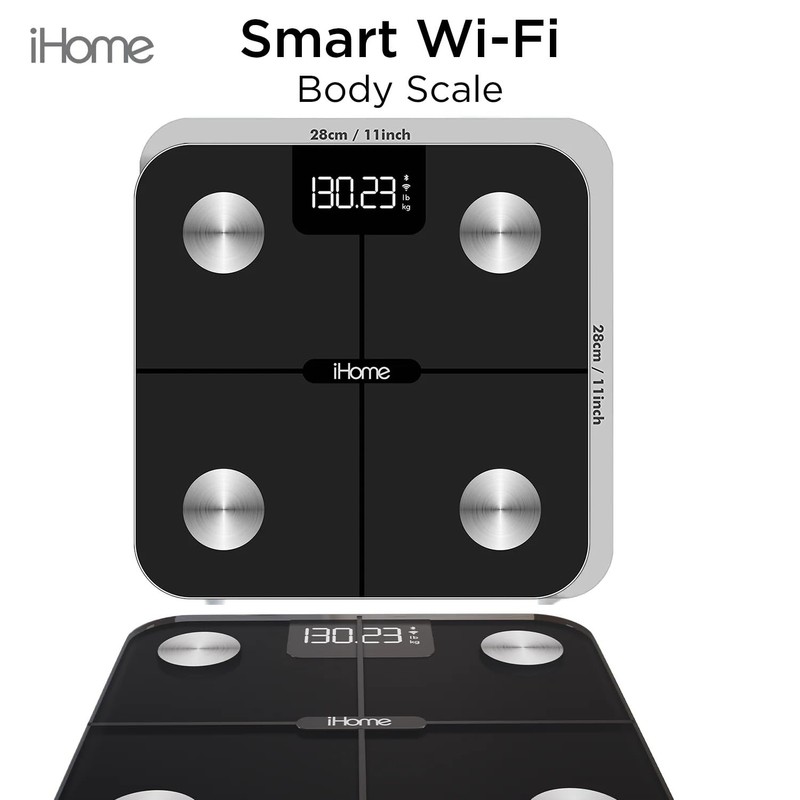 iHome Digital WiFi Smart Scale for Body Weight, Weight Scale,