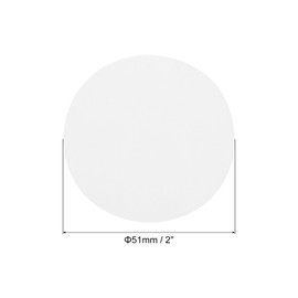 PATIKIL Mocha Pot Paper Filter Disposable Round White Paper 2 Inch OD for Espresso Maker, Cafe Office Home Pack of 200
