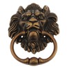 HOJLKLD 156 mm/6 Inch Lion Head Knocker, Classical Decorative Front