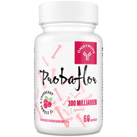 Probio 300 Billion CFU 12 Strains for Women, with Prebiotic, No Cooling, GMO and Gluten Free, 60 Capsules