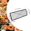 VEVOR X-Marks Fire Pit Grill Grate, Rectangle Cooking Grate, Heavy