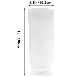 Paquete 2 Calcetines Filtrantes,Bolsa De Filtro Para Pecera De Acuario,Bolsas De Filtro De PP, Calcetines de Filtro de Fieltro de micras,Bolsas De Filtro De Calcetín De De Repuesto (100um)