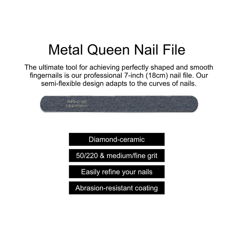 Deborah Lippmann Nail File Set | Emery Board for Manicure,