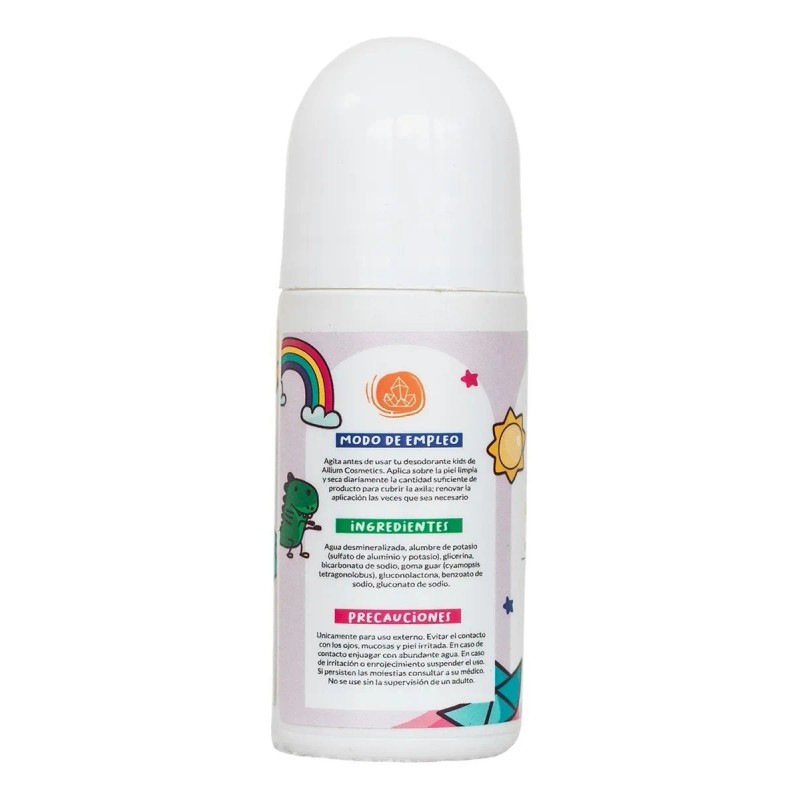 Desodorante Natural Unisex Para Niños - Kids 4 Roll On