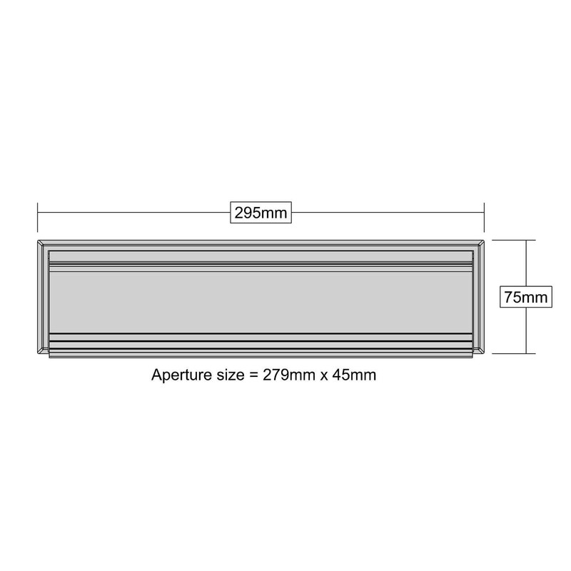 STORMGUARD Mailbox Cover Inside & Outside UPVC or Wooden Doors