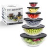 COOK WITH COLOR 12 Pc Glass Mixing Bowl Set with