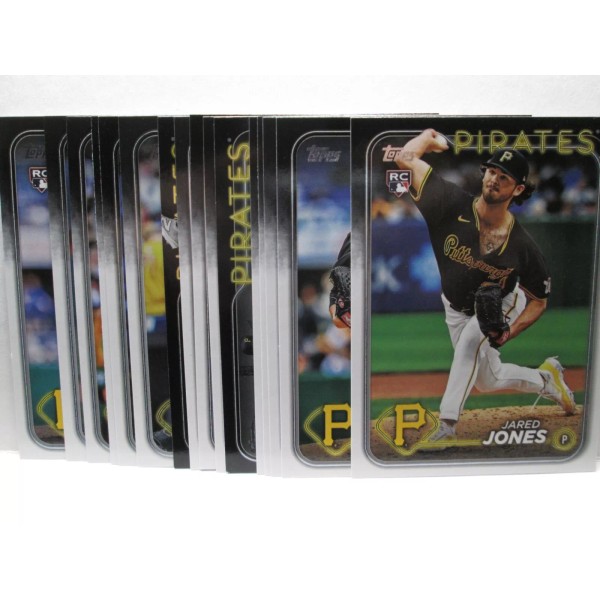 2024 Topps Update Team Lot Pittsburgh Pirates (16 Base Cards)