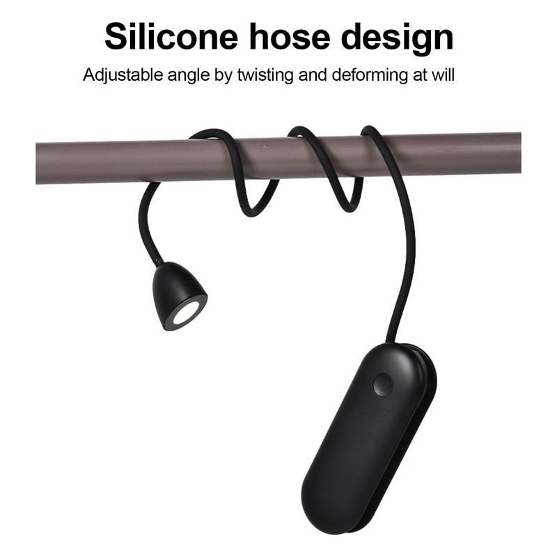Folding Neck Lamp LED Reading Light Reading Flashlight Repair Study