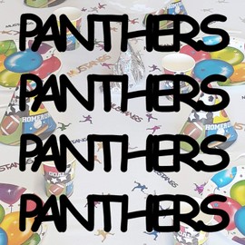 PANTHERS - Confetti Team Name in 12 Metallic Colors. Includes Toss Mix JJWT047