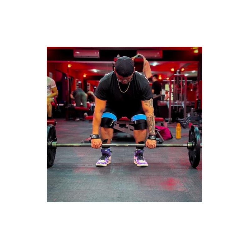 BURZKA Knee Wraps Rodilleras Venda Compresion Elastica Gym Profesionales Para