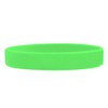SayitBands 1 Custom Light Green Debossed Silicone Wristband
