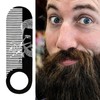 Beard Comb for Men, Compact Hair Styling Comb, Ergonomic Hair