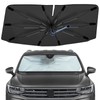 Windshield Sun Shade Umbrella for Volkswagen Tiguan 2018-2025, 360 Rotation