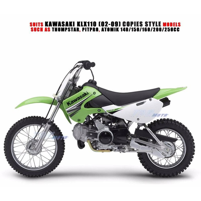 TDR KLX Black Foam Seat for Kawasaki KLX110 KX65, Compatible