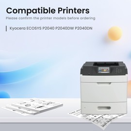 GREENBOX TK-1162 TK1162 Toner Cartridge Replacement for Kyocera TK1162 TK-1162 Toner for ECOSYS P2040 P2040DW P2040DN Printer (2 Black)