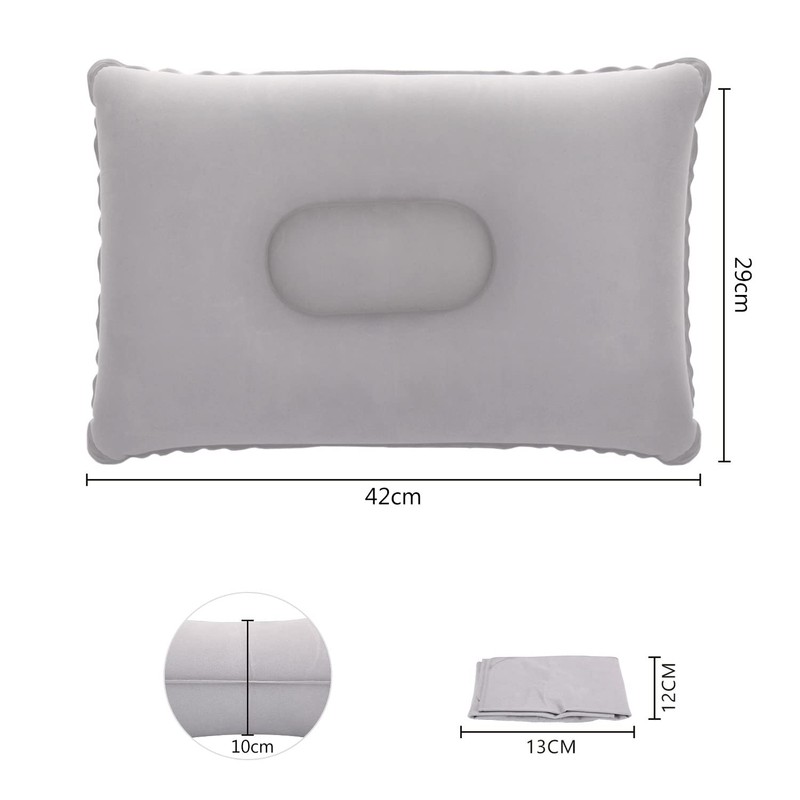 SUTAFOR Inflatable Cushion Pack of 2 Camping Pillows Travel Cushion