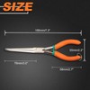 SPEEDWOX Long Reach Needle Nose Pliers 7 Inches with Teeth