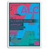 2 x 10cm Alicante Airport Vinyl Stickers - Spain Sticker