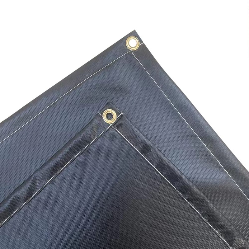 Black Fire Pit Protection for Decking, Grass, Patio - Reusable