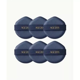 AGE 20'S 에이지투웨니스 AGE 20'S 레더 퍼프 6매 Age 20's Leather Puff 6PCS [Leather Puffs 6 pieces]
