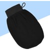 Guante exfoliante de baño negro elástico – MOBUTOFU