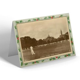 CHRISTMAS CARD - Vintage London - Dulwich College, Sports Ground