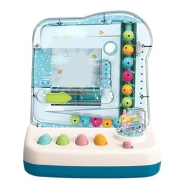Rolling Track Ball Game Machines Toys Interactive Educational Cute Ideal Gift Rolling Track Ball Toys for Boys Girls Blue