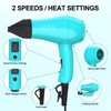 Portable Travel Hair Dryer, Mini Lightweight Dual Voltage Blow Dryer