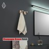 JQK Bathroom Towel Hook Champagne Bronze, Coat Robe Clothes Hook