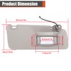 labwork Gray Sun Visor Passenger Side with Mirror and Light