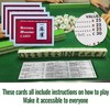 4Pcs Mahjong Cards 2025 National Standard Rules and Hands, Mah-Jongg