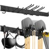 XUUHOOG 48-Inch Adjustable Garage Wall Tool Organizer with Black High-Strength