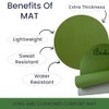 "Premium Extra Thick Yoga Mat With Strap-6mm Non-Slip,Eco-friendly,High-Density TPE,Ideal For