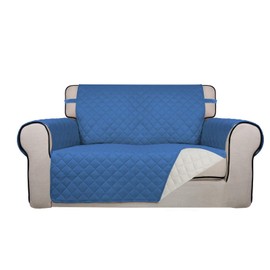PureFit Reversible Quilted Sofa Cover, Water Resistant Medium Slipcover Furni...