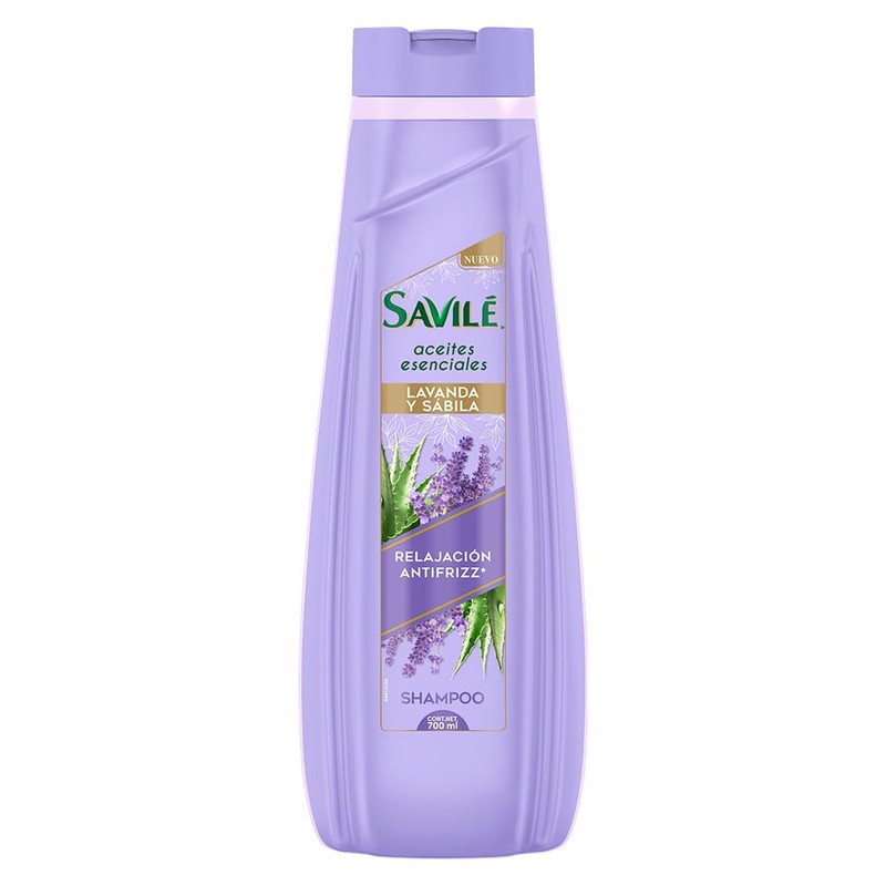 Shampoo Aceite Escencial de Lavanda 700 ml Savile