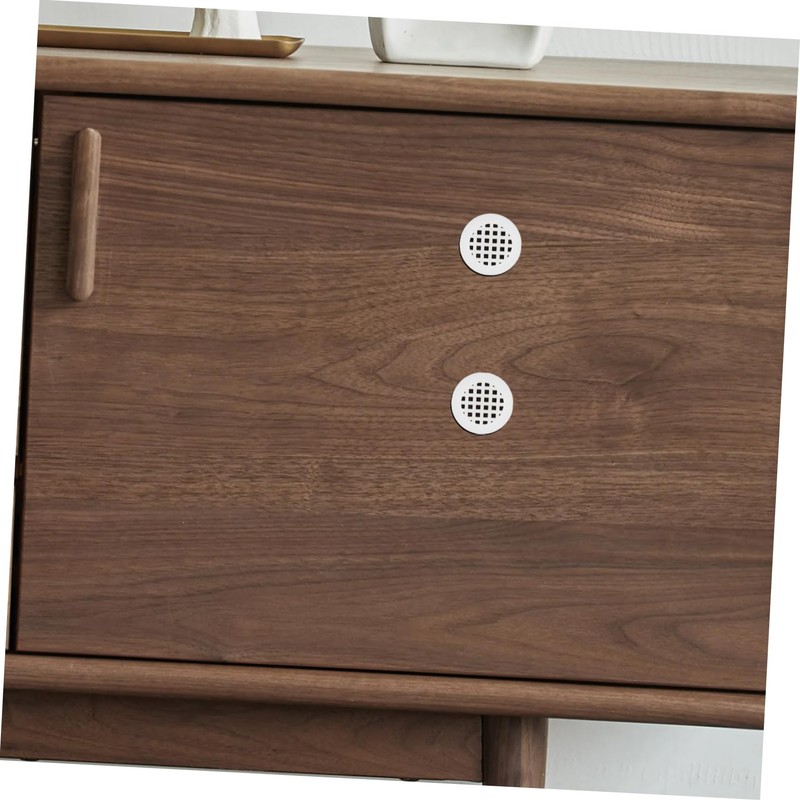 TEHAUX Wardrobe Air Vent Holes 20pcs Round Plastic Vents Cabinet