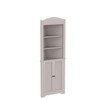 RiverRidge, Taupe Ellsworth Tall Corner Bathroom Storage Cabinet