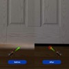 2 Pack Door Draft Stopper, 39” Length Cuttable Under Door
