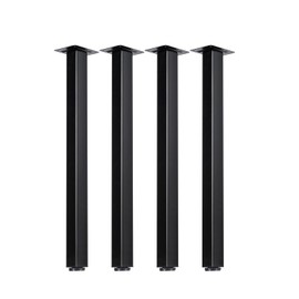 LCSDLHLSY Table Legs 28 inch, Adjustable Metal Furniture Legs,DIY Computer Desks Legs, Coffee Desks, Dining Table with Floor Protectors