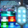 16Pods Motorcycle LED Lights Kits with Brake Turn Signal, Motorcycle