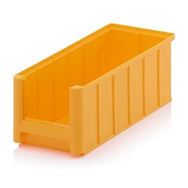 Creativ Ladenbau GmbH Storage Box/Display Box/Stacking Box/Storage Box/Sorting Box/Sorting Box in Size 3 Long, Stackable, Colour: Yellow (Melon Yellow Similar to RAL1028)