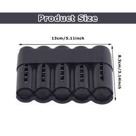 JINJUMEI Pack of 2 Coin Box Euro Coin Storage Box Compact Coin Holder with 5 Coin Sorter Change Sorter Box Coin Collector Coin Dispenser for Waiters, Taxi Drivers and Market Vendors